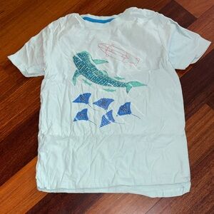 Tea Collection Light Blue Shark and Rays Tee